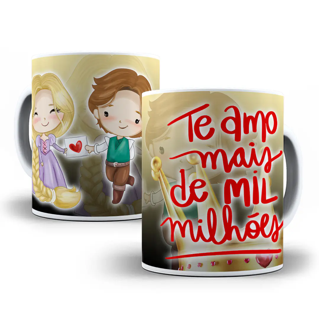 10 Artes para Caneca Princesas Dia dos Namorados em Photoshop 3