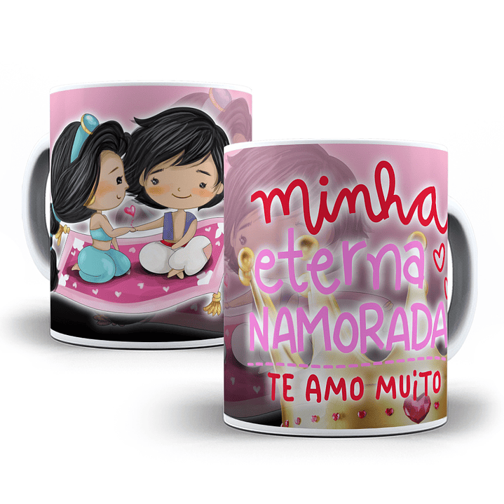 10 Artes para Caneca Princesas Dia dos Namorados em Photoshop 8