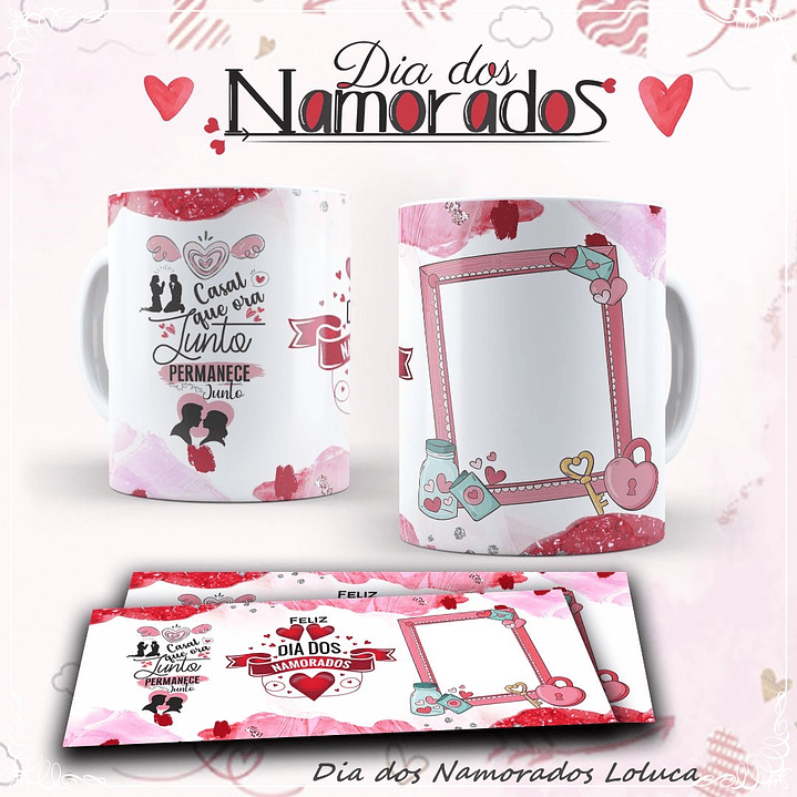 10 Artes para Caneca Dia dos Namorados Mickey Disney e Outros em Corel Draw 6