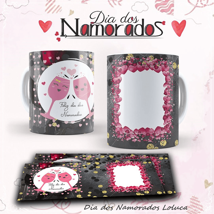 10 Artes para Caneca Dia dos Namorados Mickey Disney e Outros em Corel Draw 9