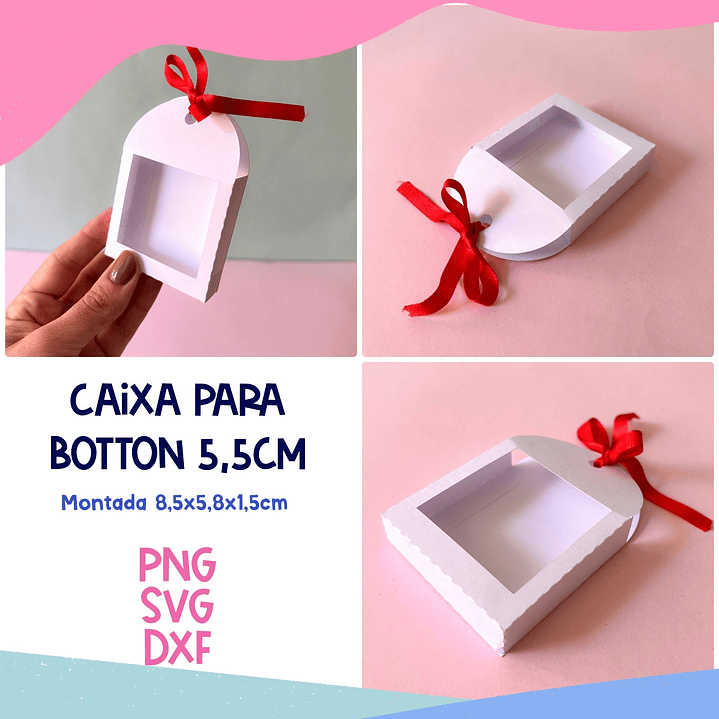 10 Moldes Limpos Caixinhas e Sacolinhas em Svg e Png 11