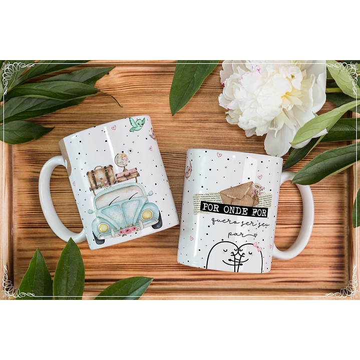 11 Artes para Caneca Dia dos Namorados em Corel Draw 5