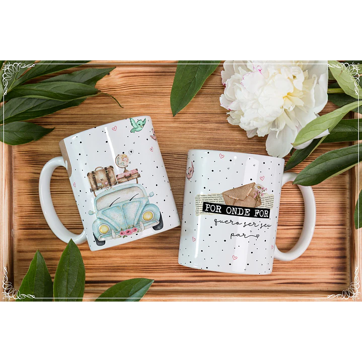 11 Artes para Caneca Dia dos Namorados em Corel Draw 6