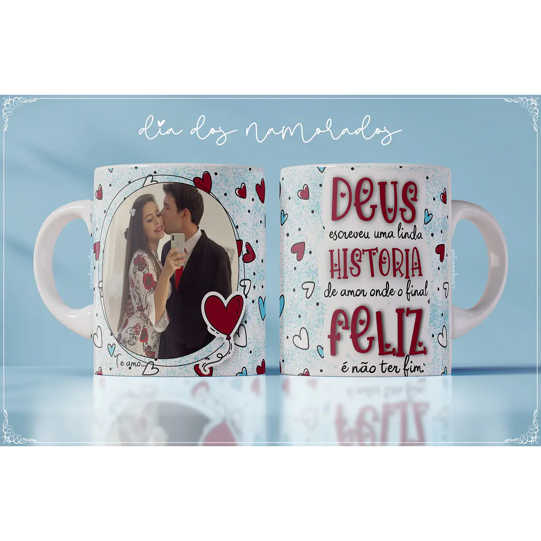 20 Artes para Caneca e Azulejo Dia dos Namorados Gospel em Photoshop  3