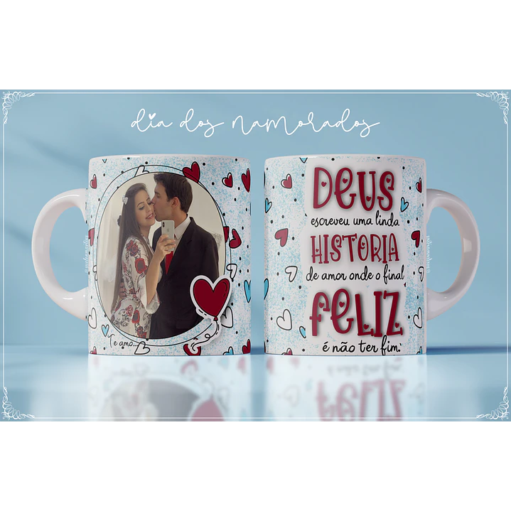 20 Artes para Caneca e Azulejo Dia dos Namorados Gospel em Photoshop  3