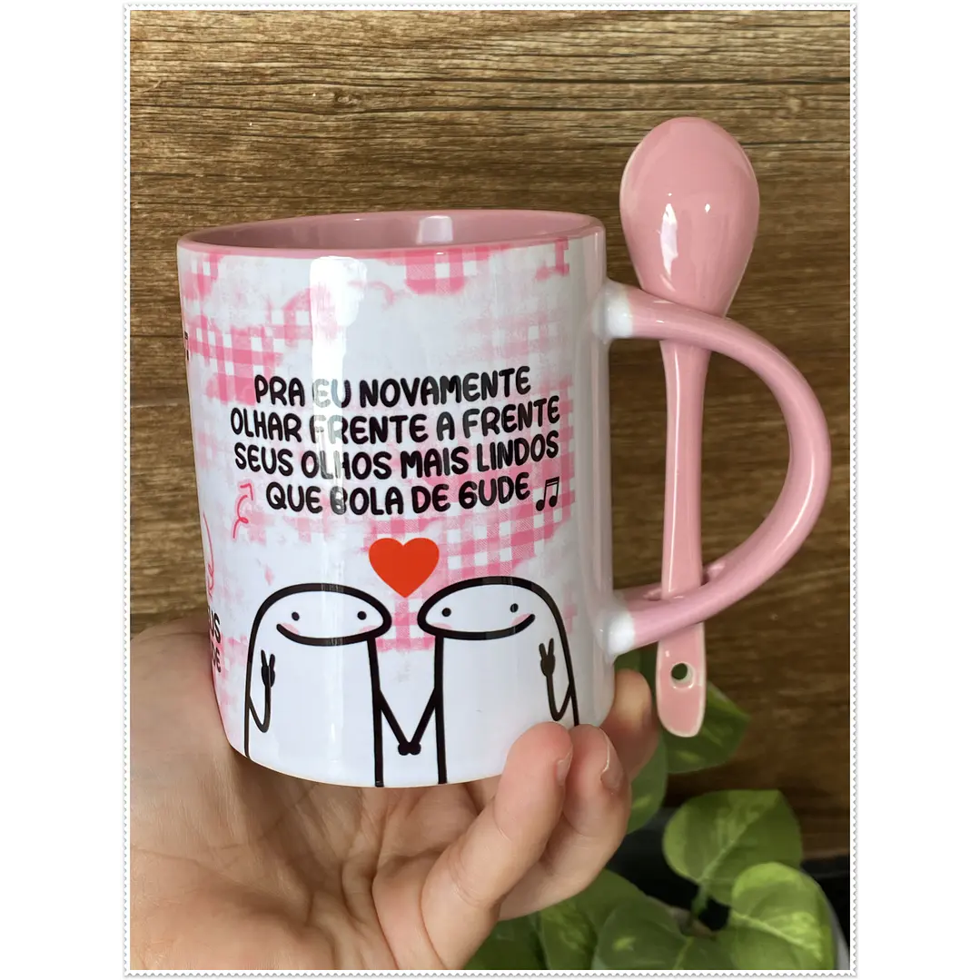 Artes para Caneca Musica Moça do Cabelo Bonito em Jpg 2