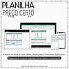 Arquivo Planilha Preço Certo para Precificação em Excel 