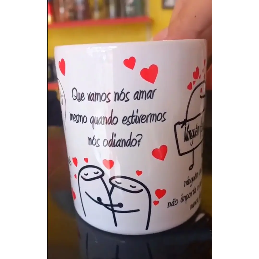 Artes para Caneca Frase A Gente Vai Prometer Um para o Outro em Png 2