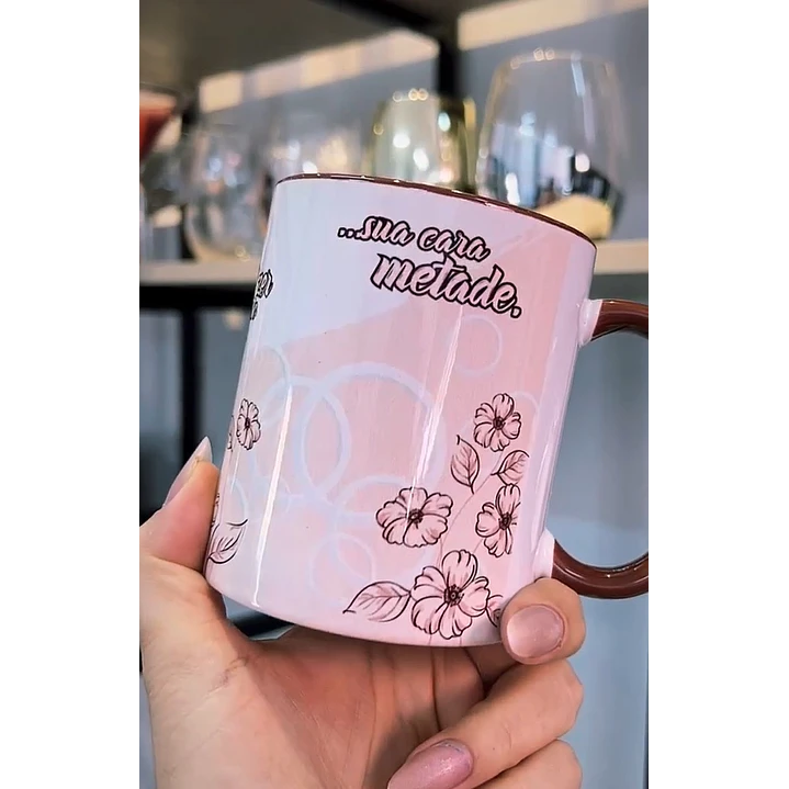 Arte para Caneca Musica Você é  Razão da Minha Felicidade em CorelDraw 3