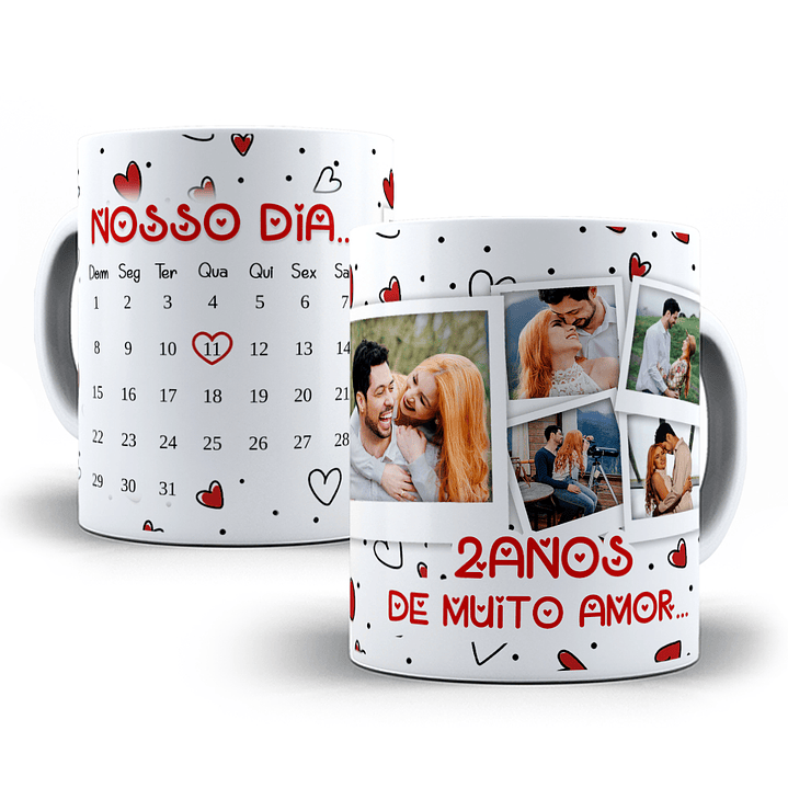 12 Arte para Caneca Dia dos Namorados em Photoshop  3