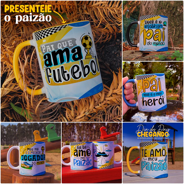66 Artes para Caneca Dia dos Pais Alfabeto em Jpg  5