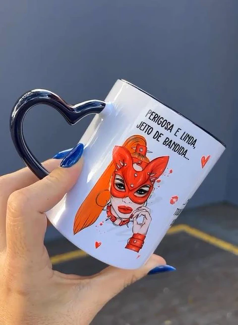 Artes para Caneca Poderosa e Bandida Musica Frases em Jpg 