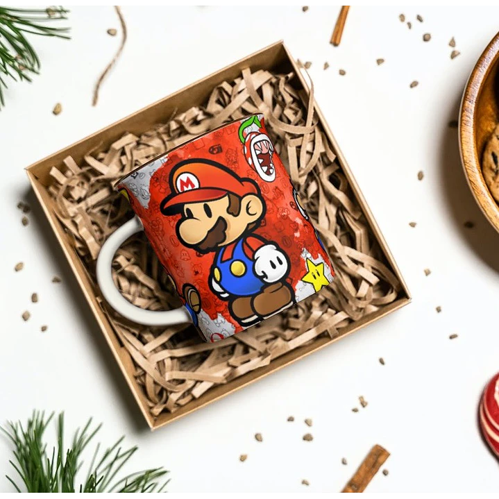 8 Artes Caneca Super Mario Bros em Photoshop 1