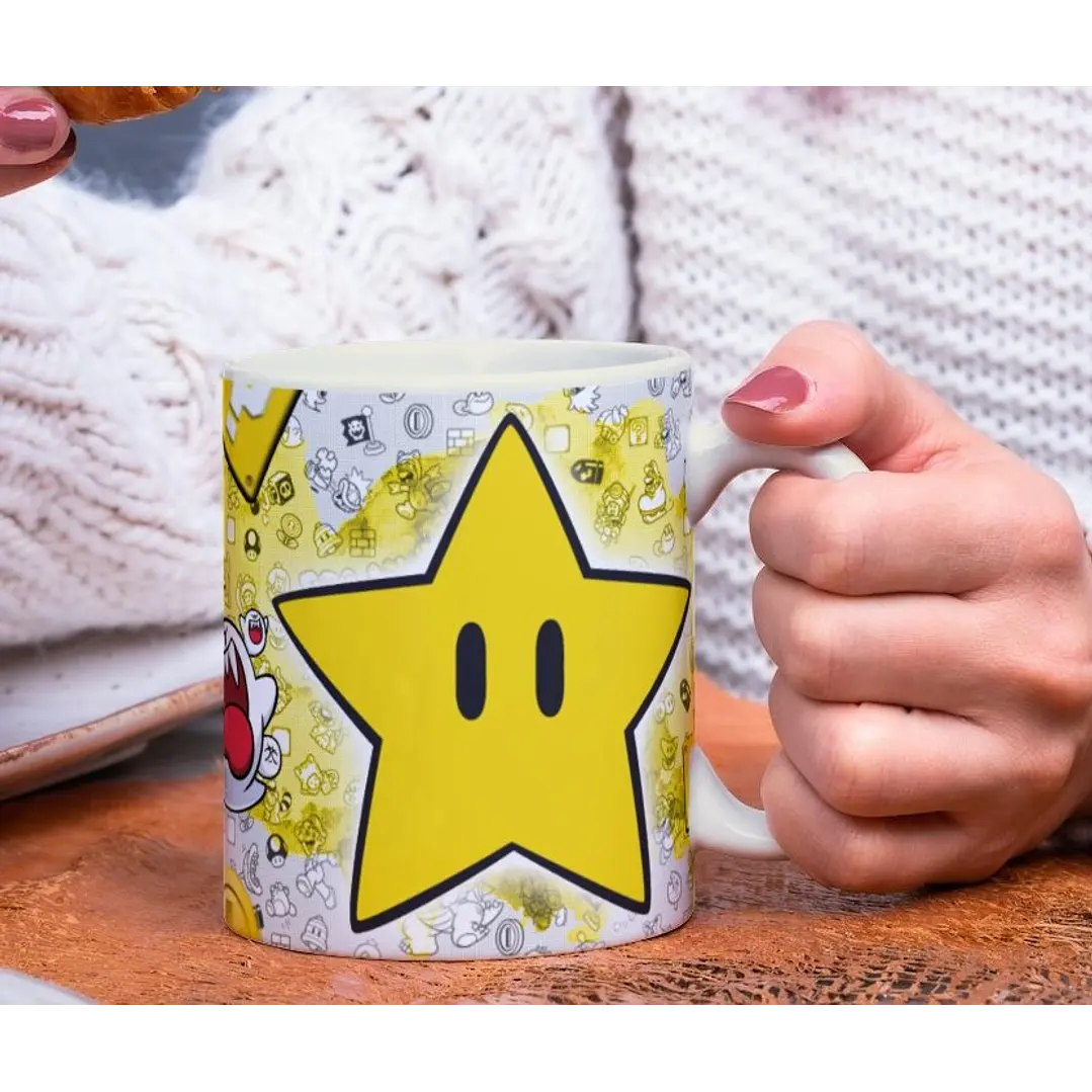 8 Artes Caneca Super Mario Bros em Photoshop 4