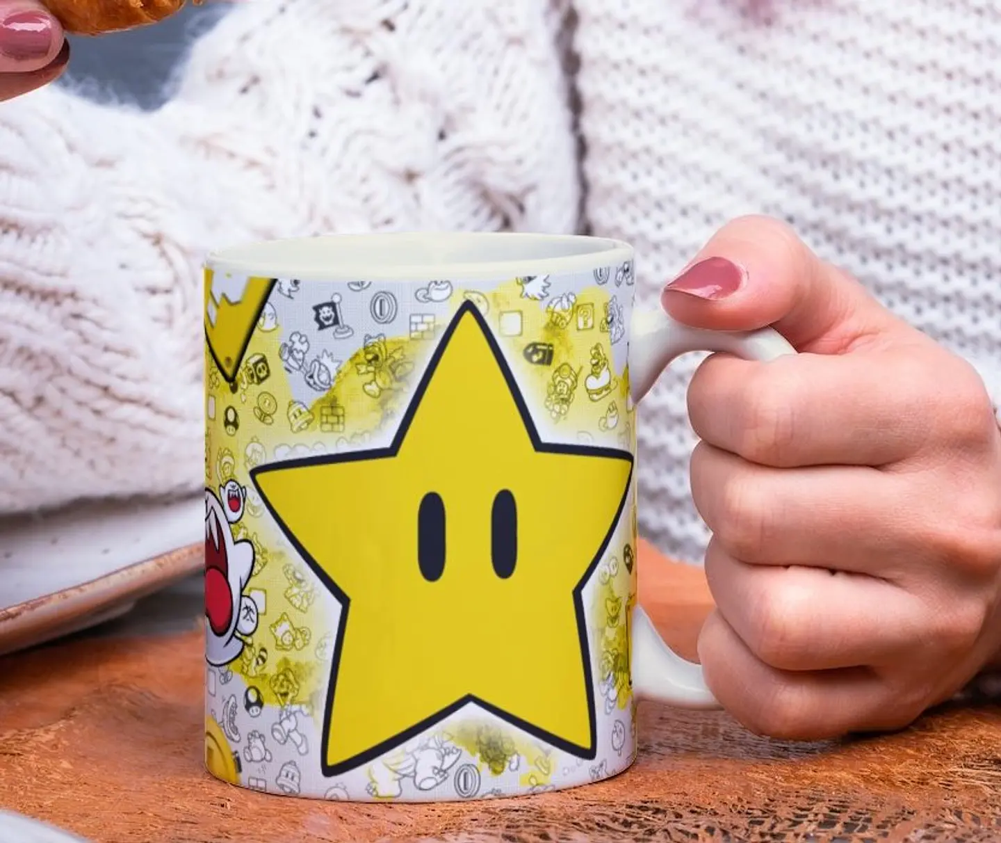 8 Artes Caneca Super Mario Bros em Photoshop 4