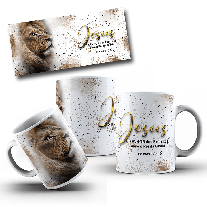 11 Artes Caneca Leão de Judá em Photoshop 6