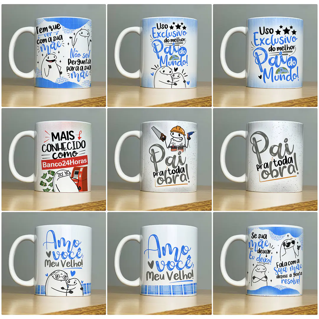 23 Artes Caneca Dia dos Pais Flork e Outros em Jpg 8
