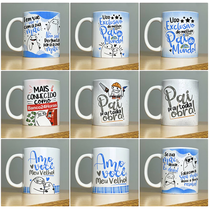 23 Artes Caneca Dia dos Pais Flork e Outros em Jpg 8