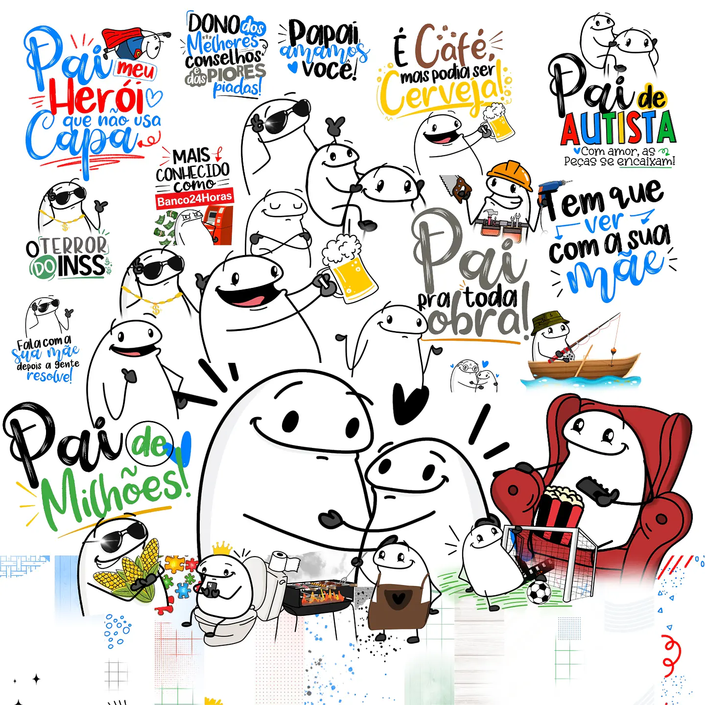 Combo 2 Em 1 - Artes Dia dos Pais Sublimação 5