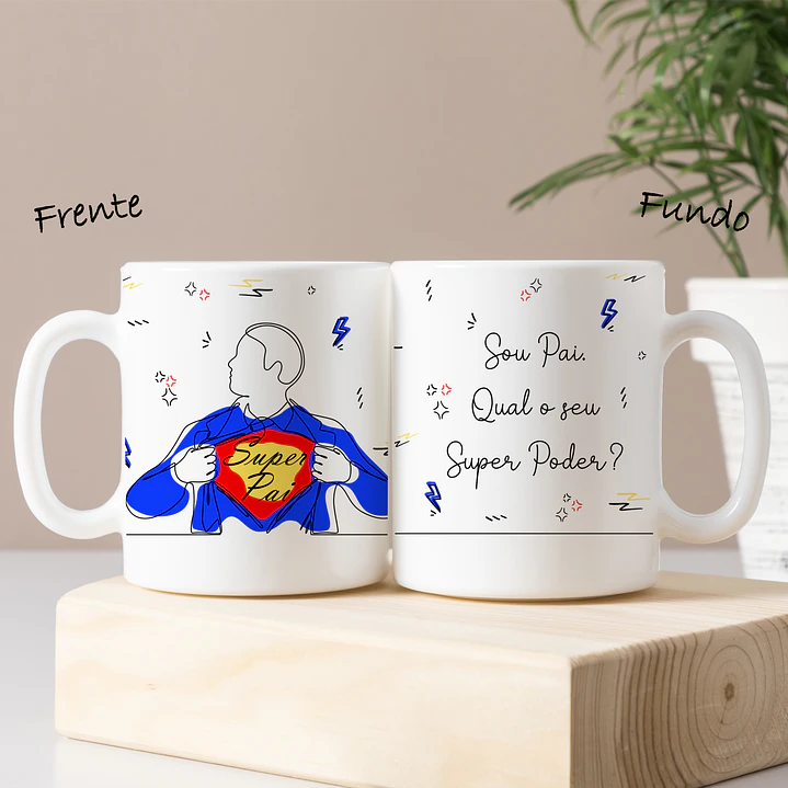 30 Artes Caneca Dia dos Pais Linhas em Jpg  7