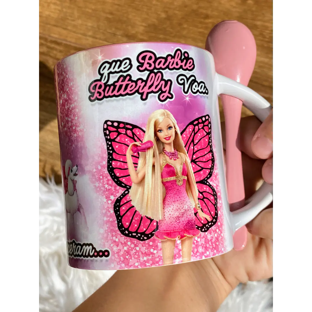 Artes para Caneca Barbie Tentaram Me Derrubar Arquivos Png  2