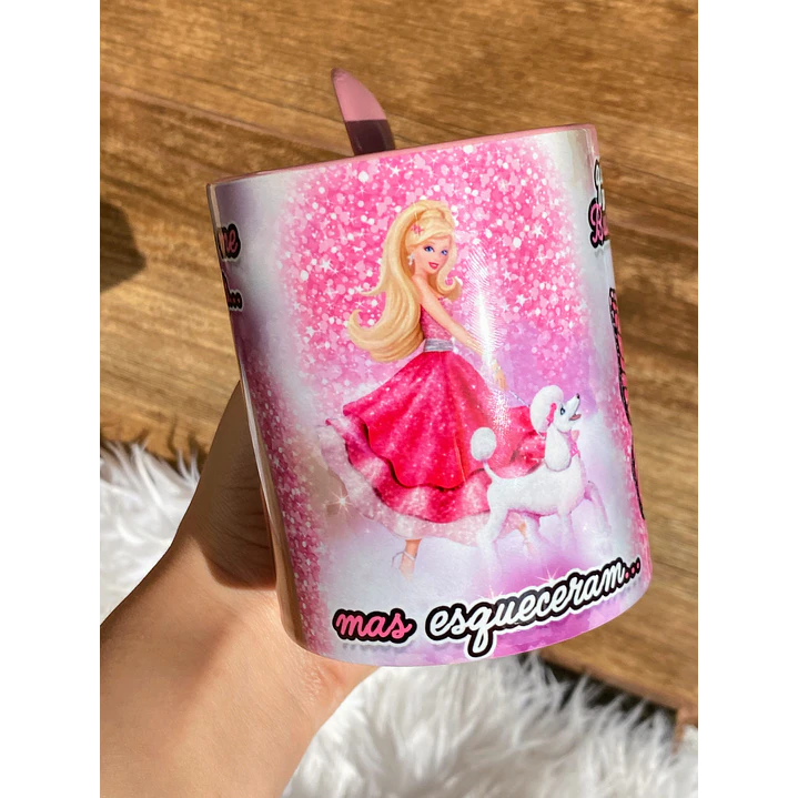 Artes para Caneca Barbie Tentaram Me Derrubar Arquivos Png  4