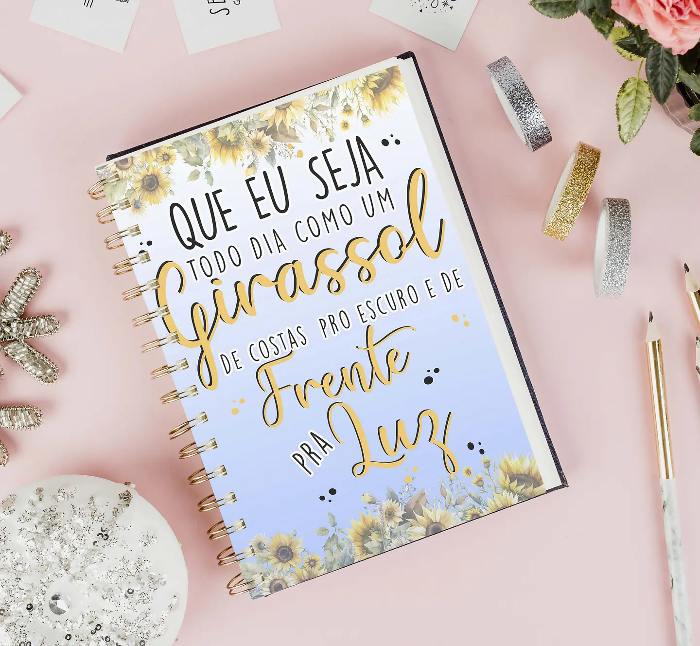 10 Artes Canecas Frases Girassol em Corel Draw  12