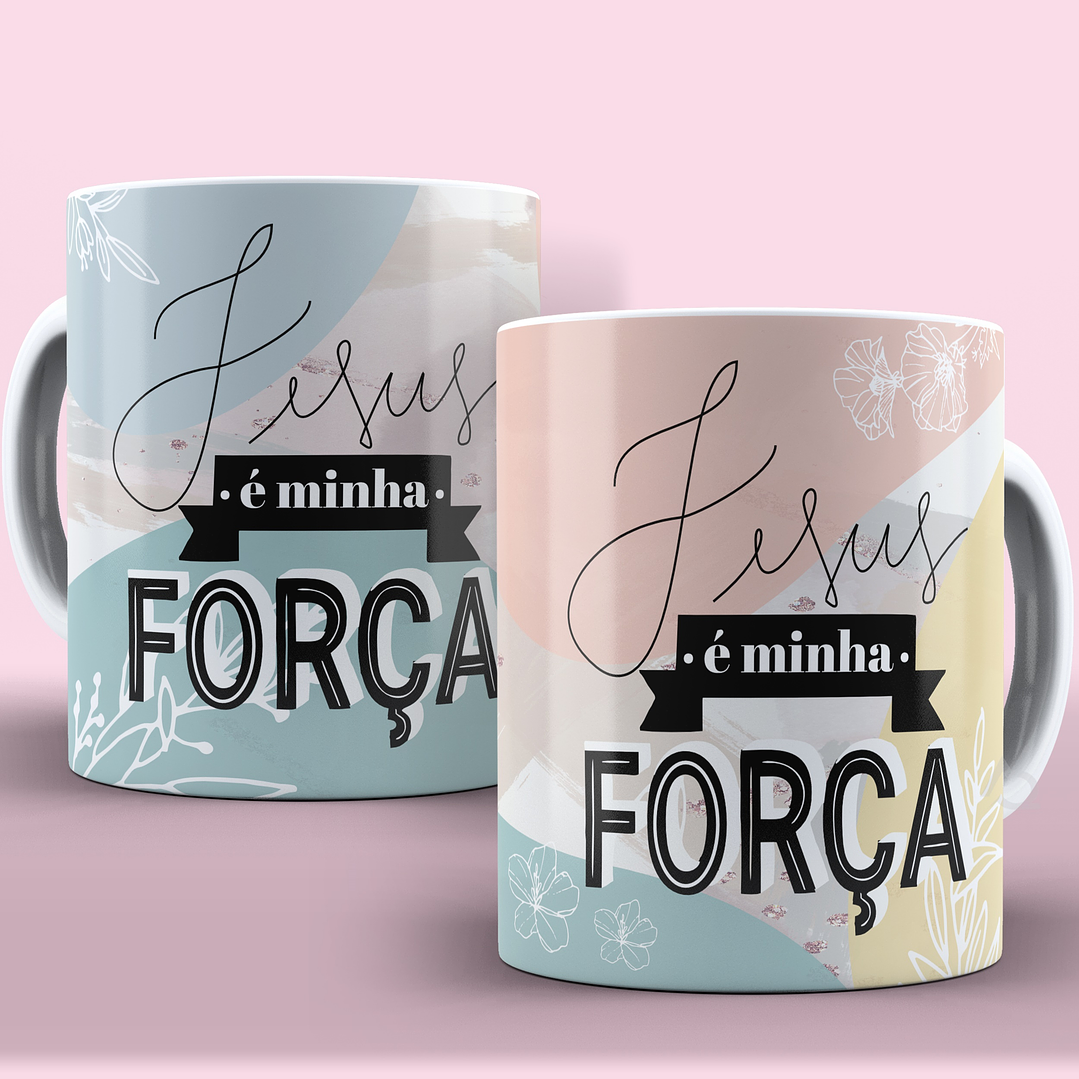 10 Artes Canecas Amor em Cores em Corel Draw  5