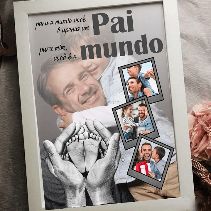 12 Artes Caneca Azulejo e Quadro Dia dos Pais em Corel Draw  3