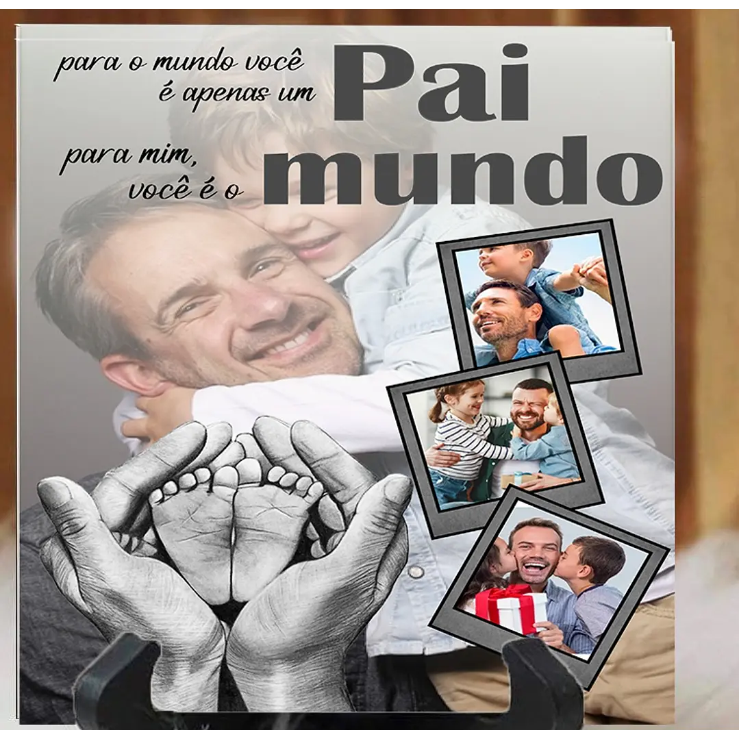 12 Artes Caneca Azulejo e Quadro Dia dos Pais em Corel Draw  5