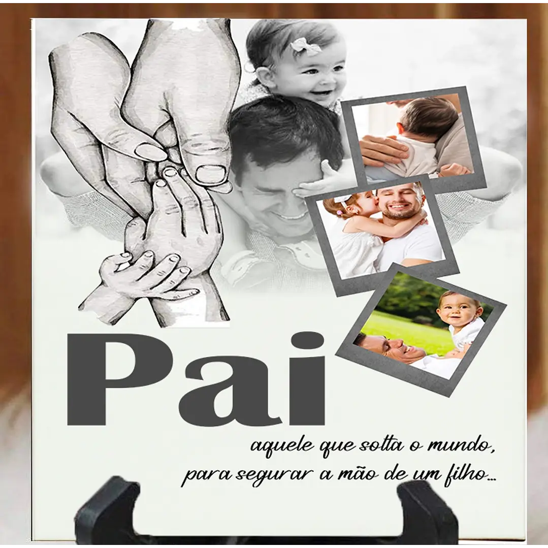 12 Artes Caneca Azulejo e Quadro Dia dos Pais em Corel Draw  8