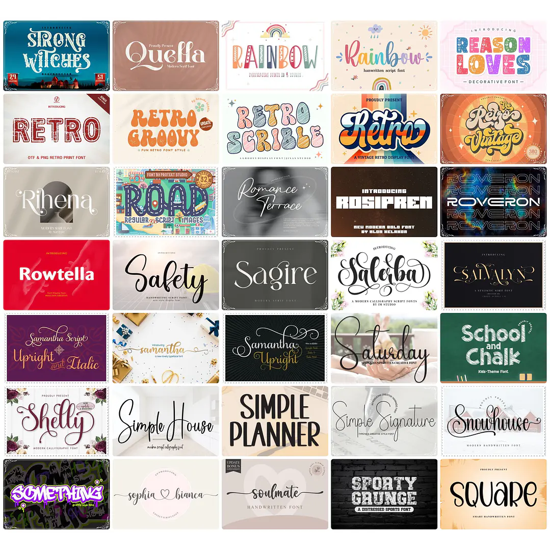 400 Fontes Instalável Premium Diversas  1