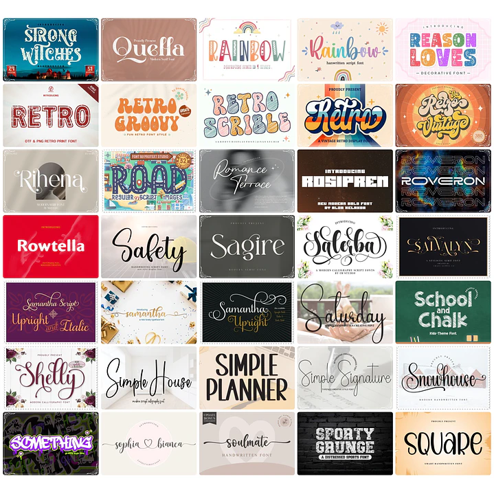 400 Fontes Instalável Premium Diversas  1