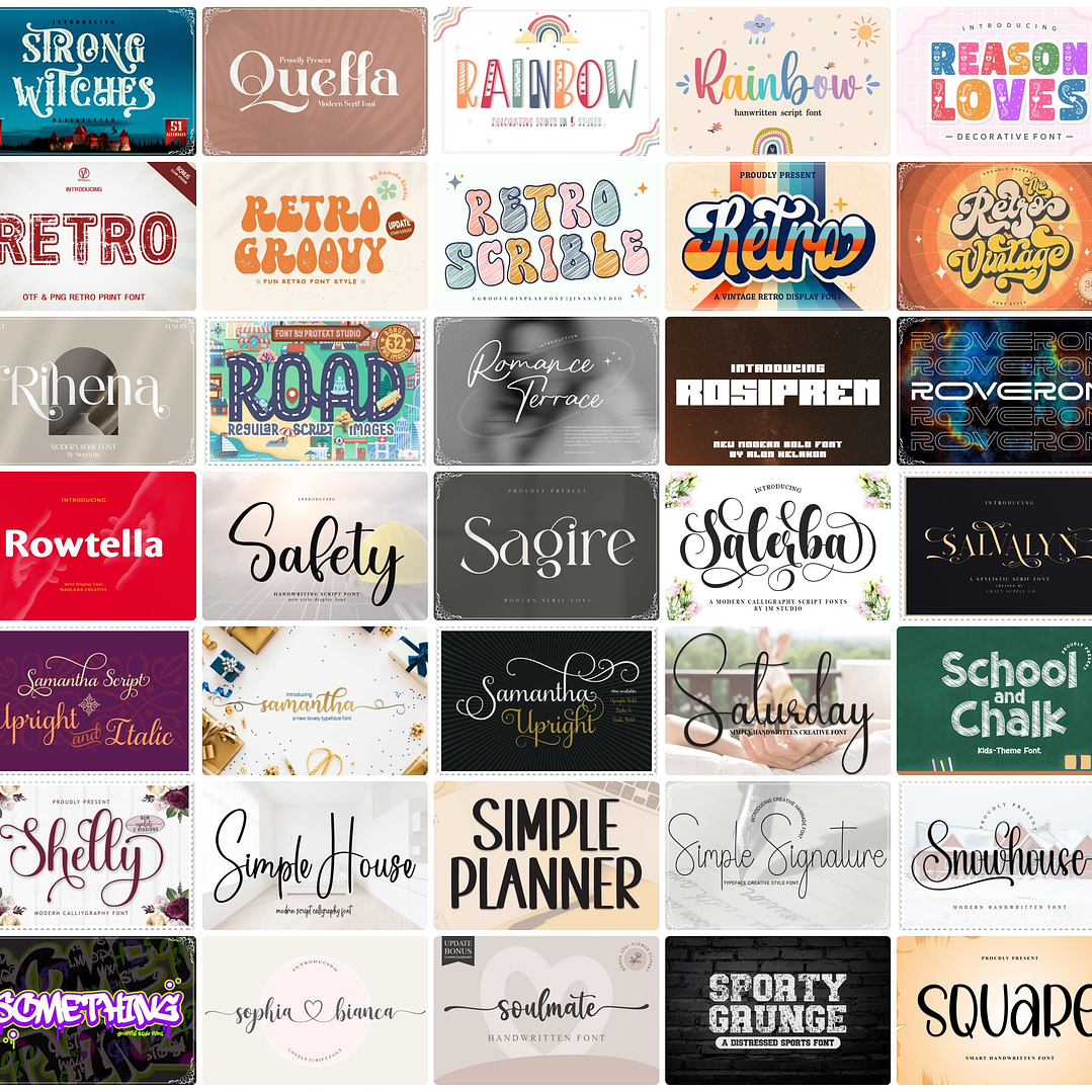 400 Fontes Instalável Premium Diversas  1