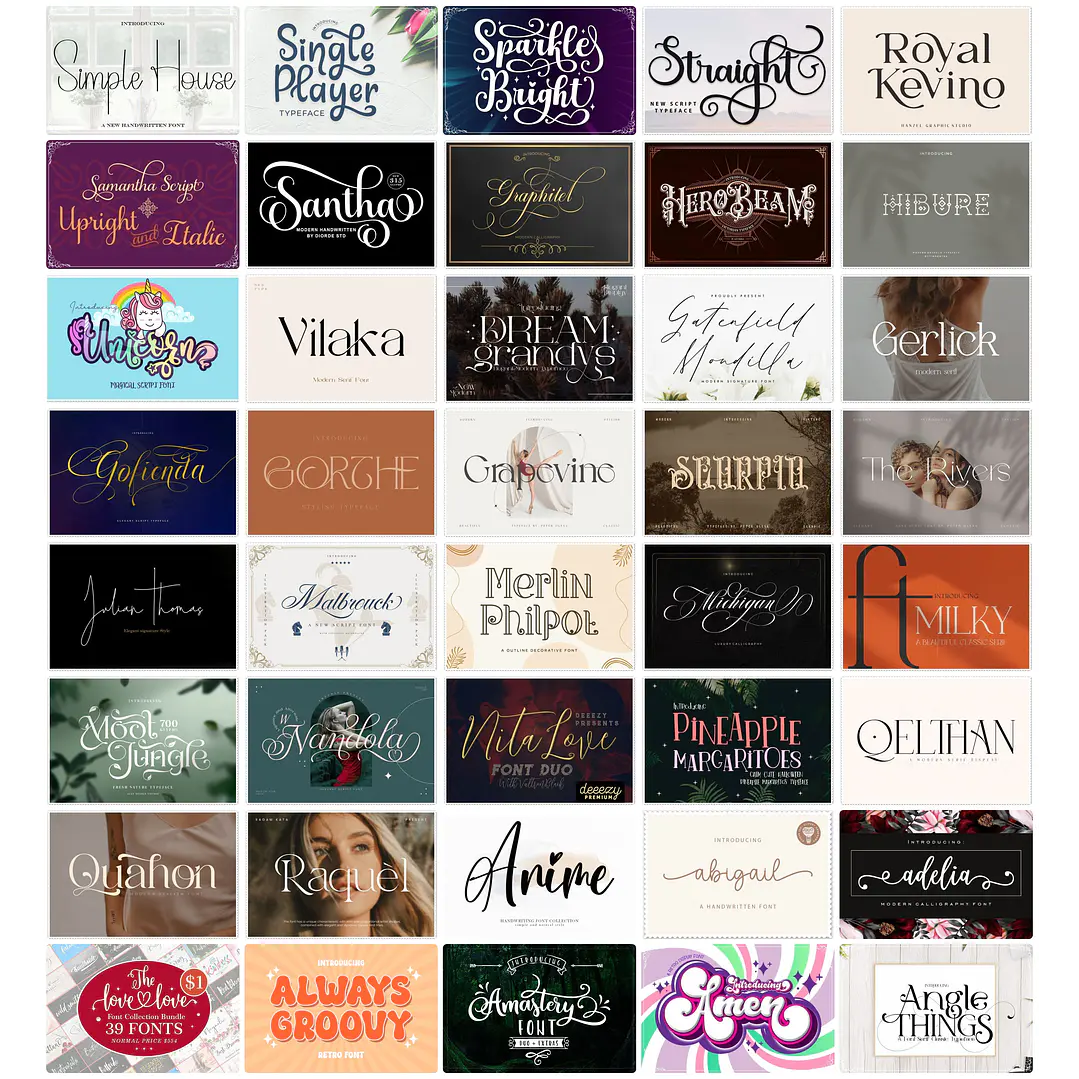 400 Fontes Instalável Premium Diversas  2
