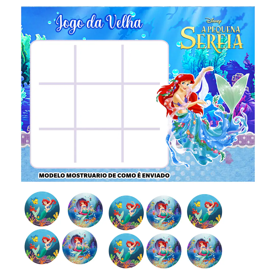 88 Arquivos Jogo da Velha Infantil Personagens em Pdf  3