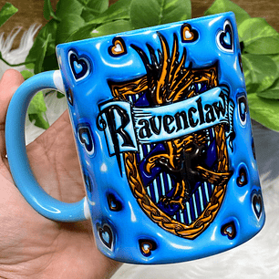 4 Artes Canecas Harry Potter Casas 3D em Jpg