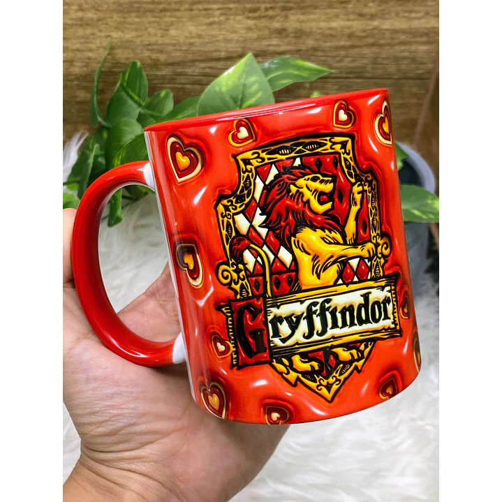 4 Artes Canecas Harry Potter Casas 3D em Jpg 2
