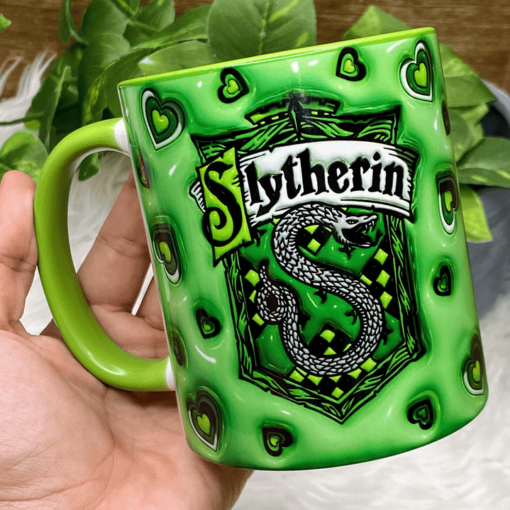 4 Artes Canecas Harry Potter Casas 3D em Jpg 4