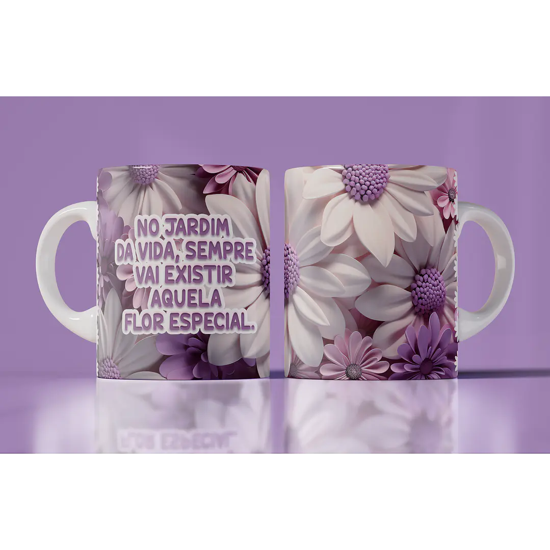 15 Artes Canecas Flores 3d em Photoshop 1