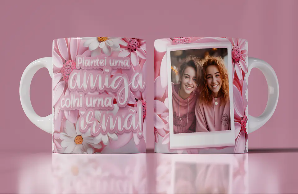 15 Artes Canecas Flores 3d em Photoshop 2
