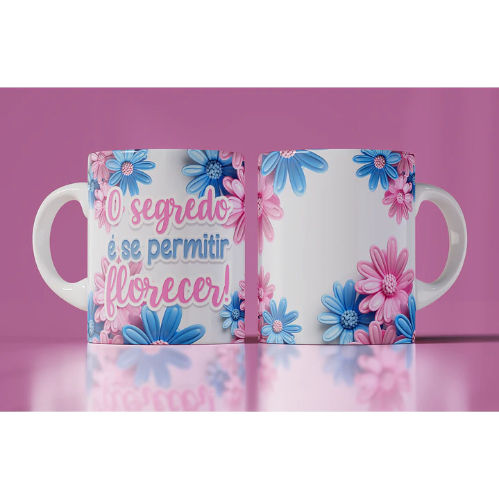 15 Artes Canecas Flores 3d em Photoshop 4