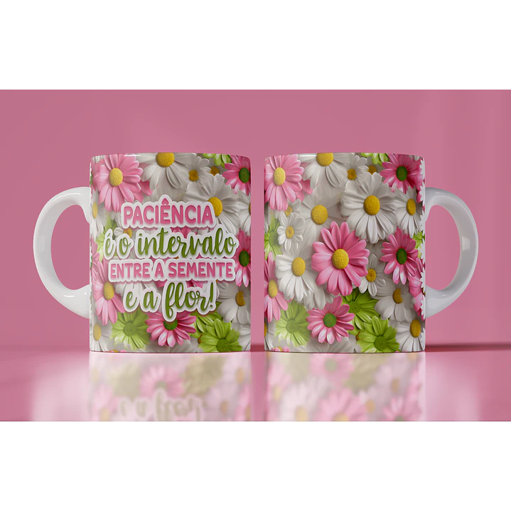 15 Artes Canecas Flores 3d em Photoshop 7