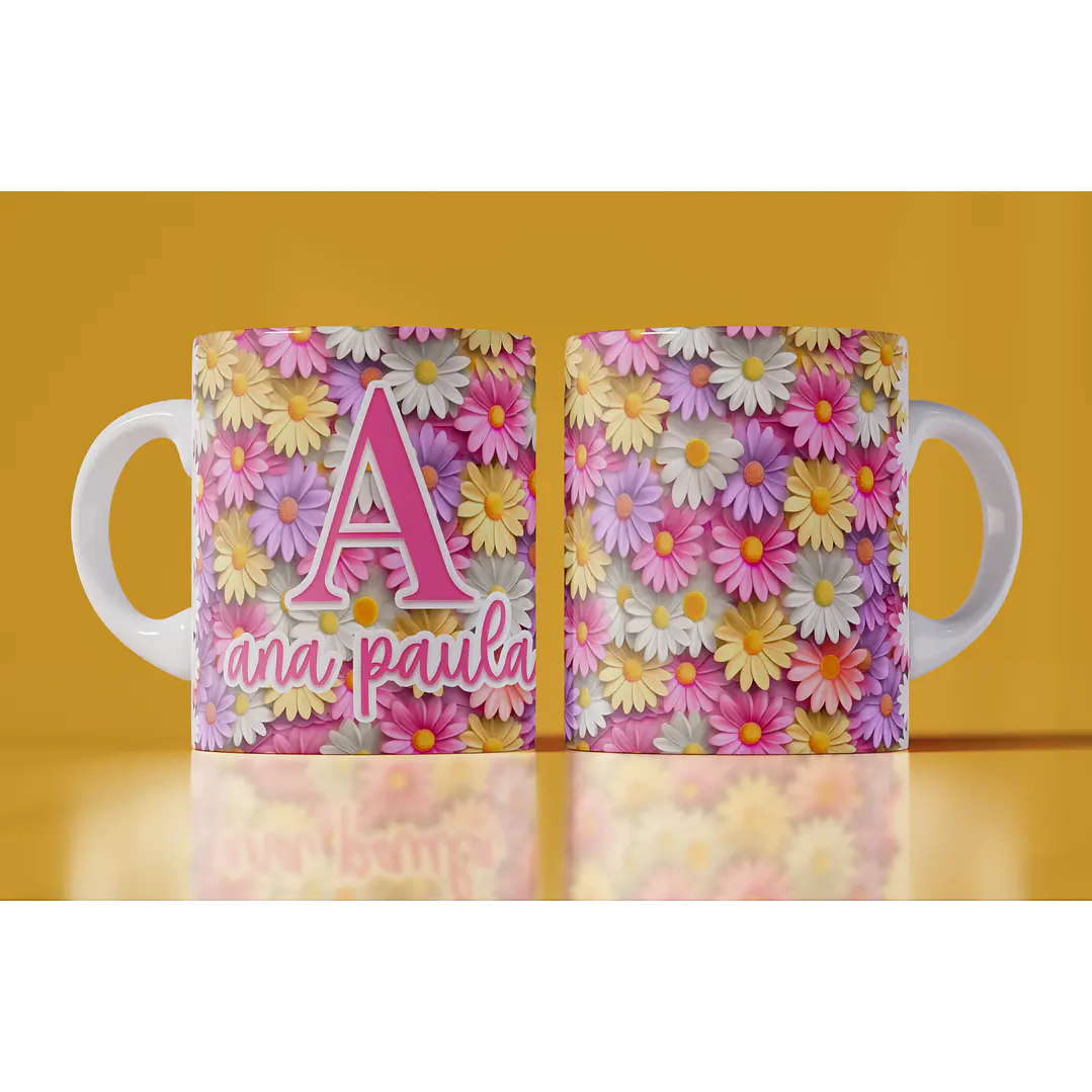 15 Artes Canecas Flores 3d em Photoshop 11