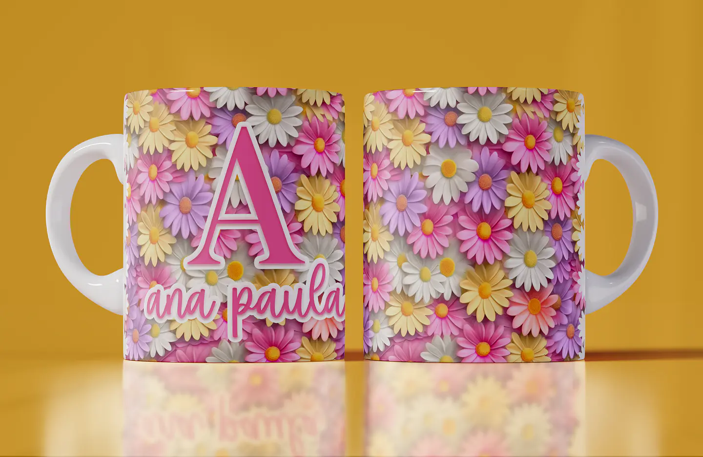 15 Artes Canecas Flores 3d em Photoshop 11
