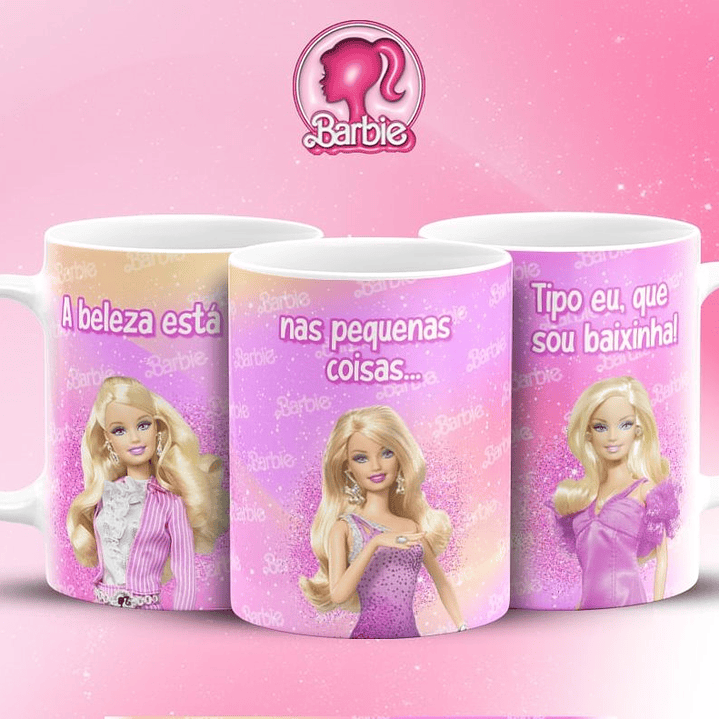16 Artes Canecas Barbie Frases em Jpg 2
