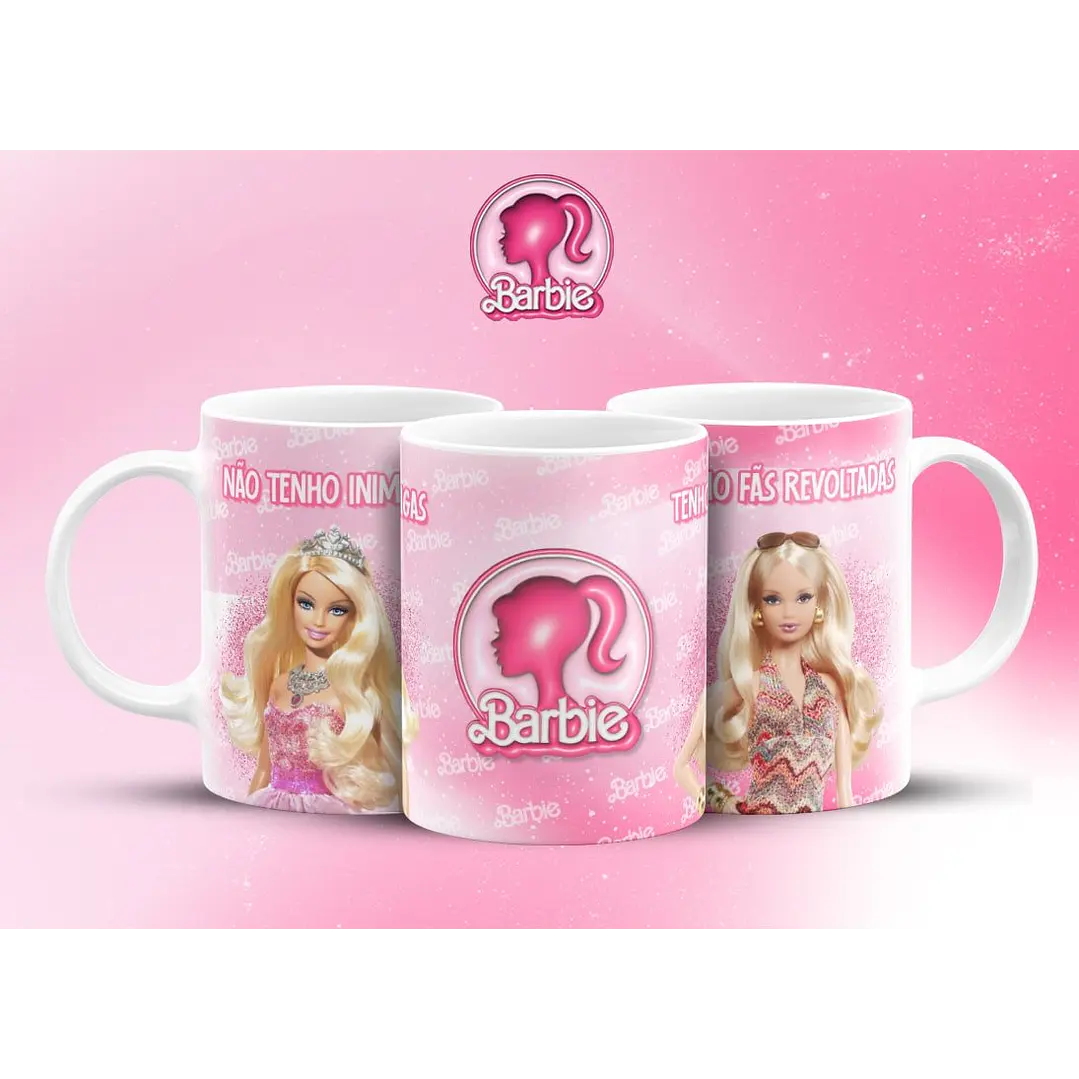 16 Artes Canecas Barbie Frases em Jpg 16
