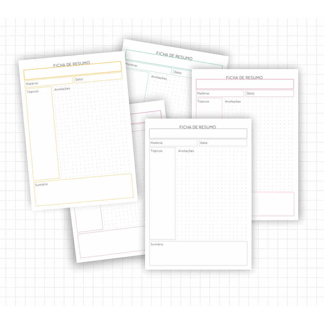 Arquivo Fichas de Estudo e Resumo em Pdf 1