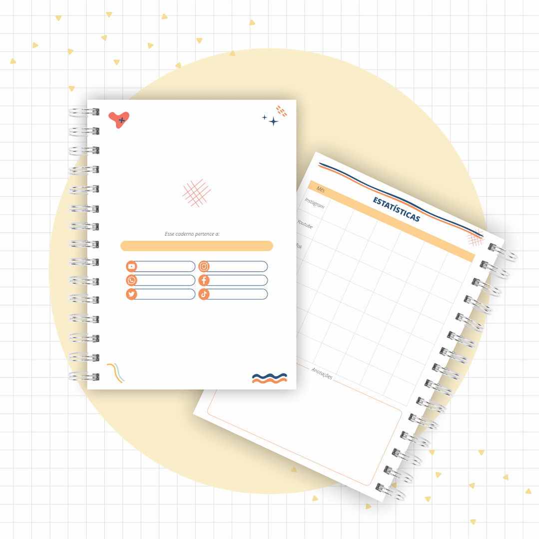 Arquivo Planner Youtuber e Minhas Postagens 2024 em Pdf  6