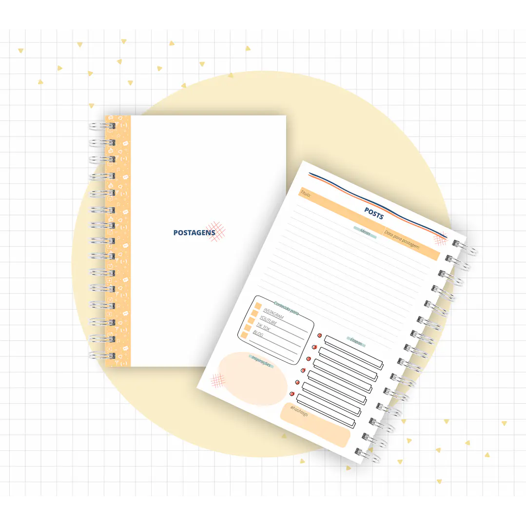 Arquivo Planner Youtuber e Minhas Postagens 2024 em Pdf  7